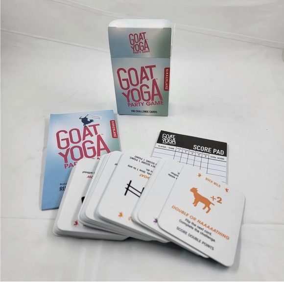 Games | Kikkerland Goat Yoga Party Game Perform Yoga Poses W Inflatable ...